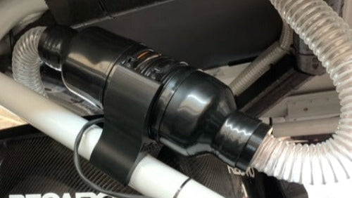 G-Dapp Designs UBER3 Fan, Roll Bar Fan Mount & Hose Reducers (Fully Assembled Combo Kit)